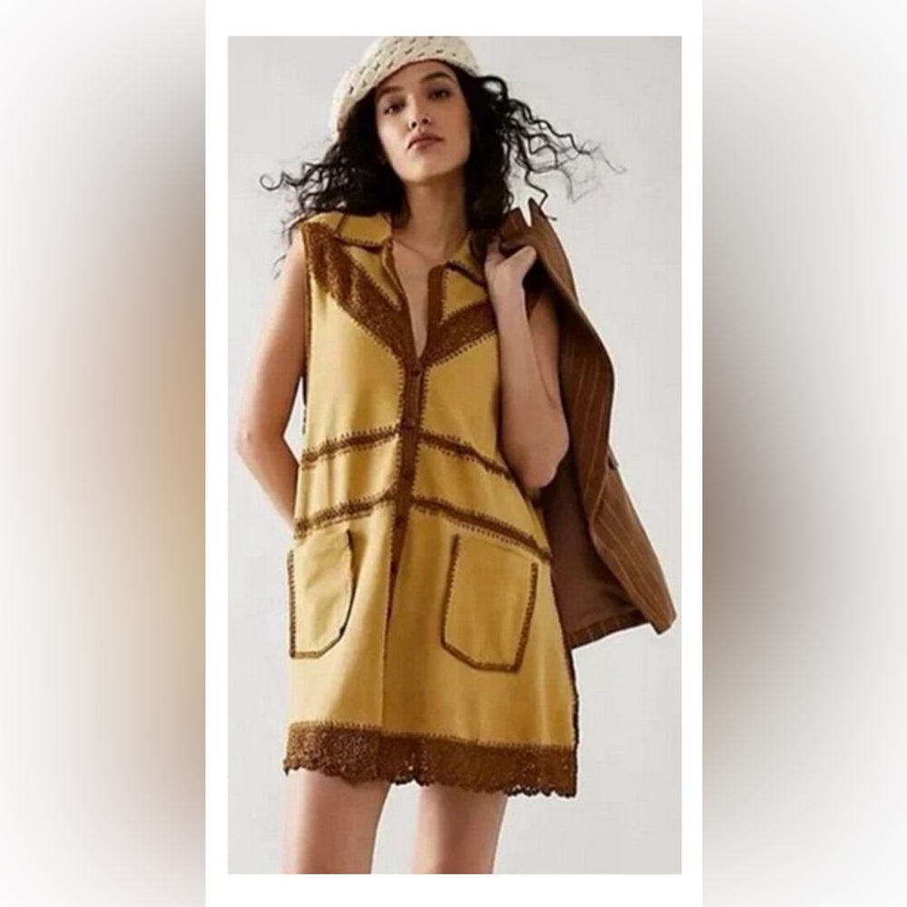 XS leather dress Free People